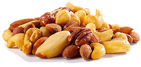 A plie of nuts