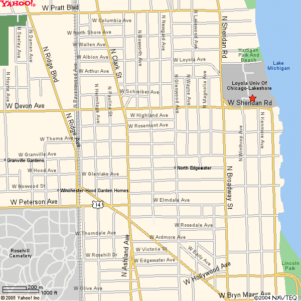 Map to Loyola